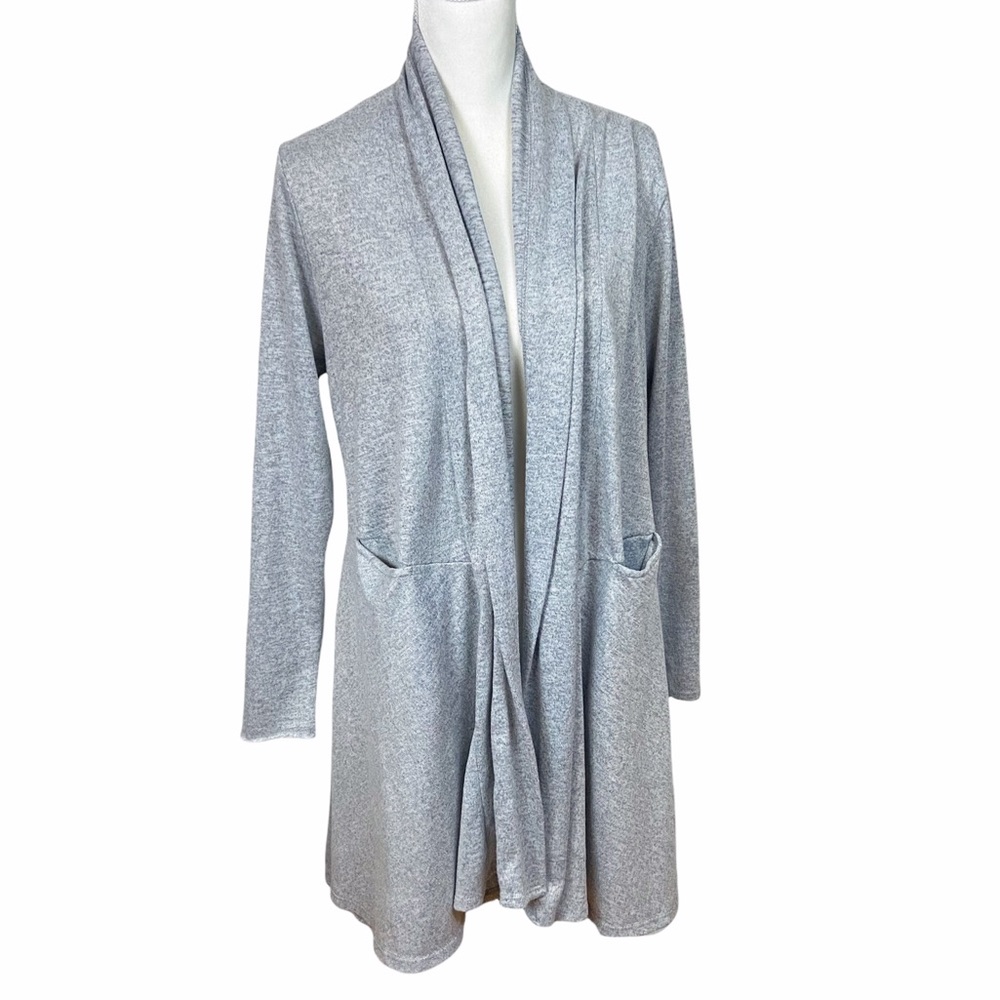 Agnes & Dora gray long sleeve cardigan duster